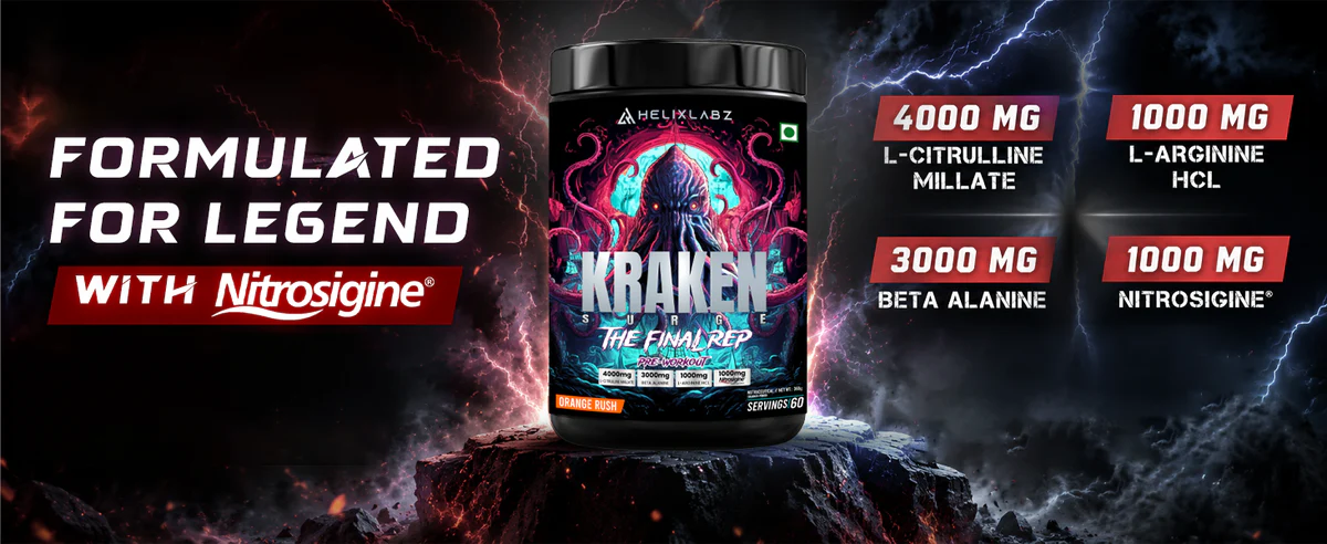 Helixlabz Kraken Pre-Workout banner 3